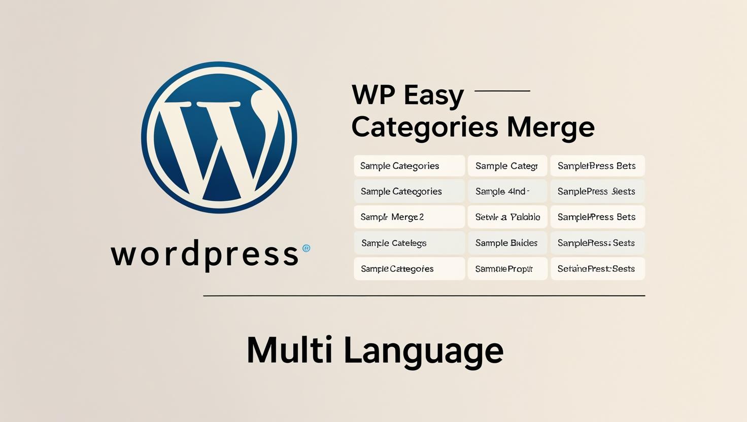 wp Category Merger